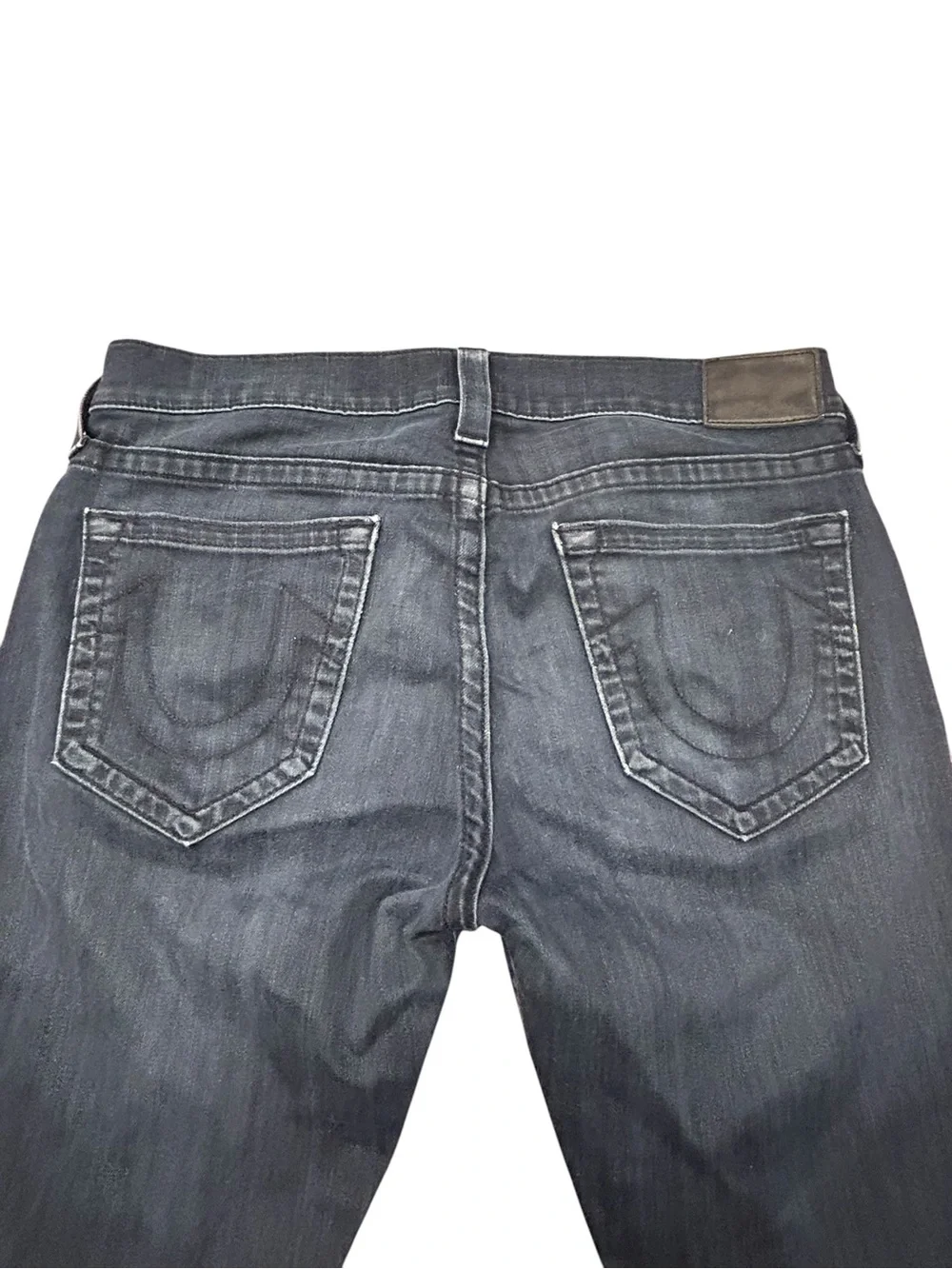 True Religion Geno Relaxed Slim Men's Dark Blue Jeans 36/34 Stretch Denim‎
